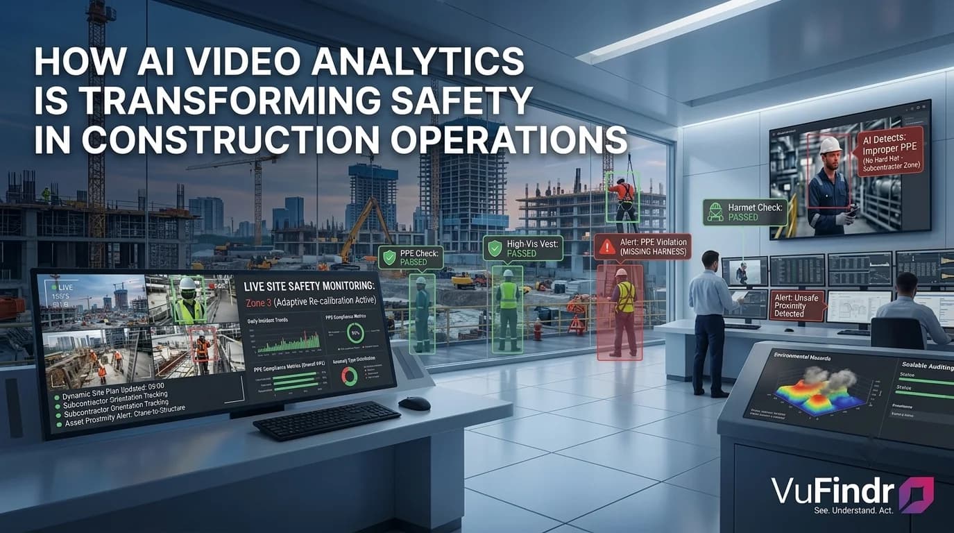 Construction Site Safety: How AI Monitoring Reduces PPE Violations by 65%