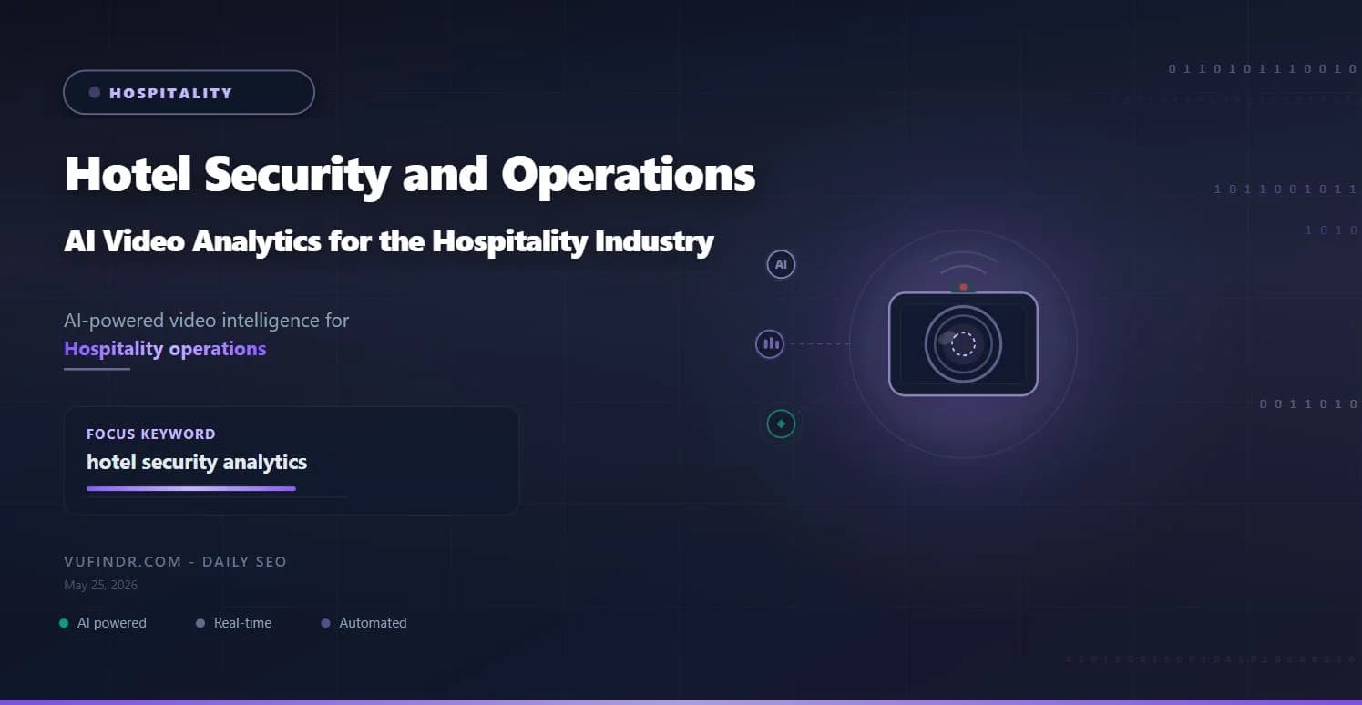 AI Video Analytics for the Hospitality Industry